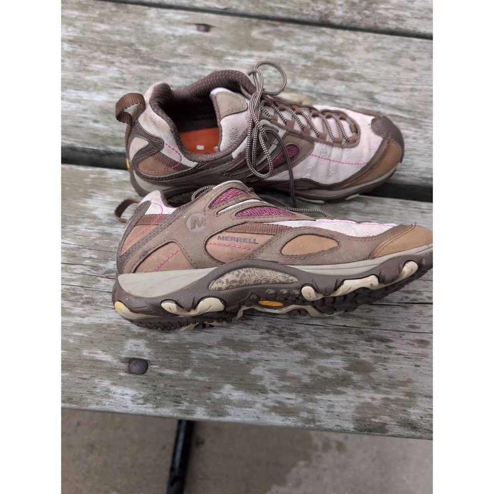 Merrell Siren Sync Brown Periwinkle Aircushion Qform Vibram Shoes Womens Size 9 - Picture 5 of 8
